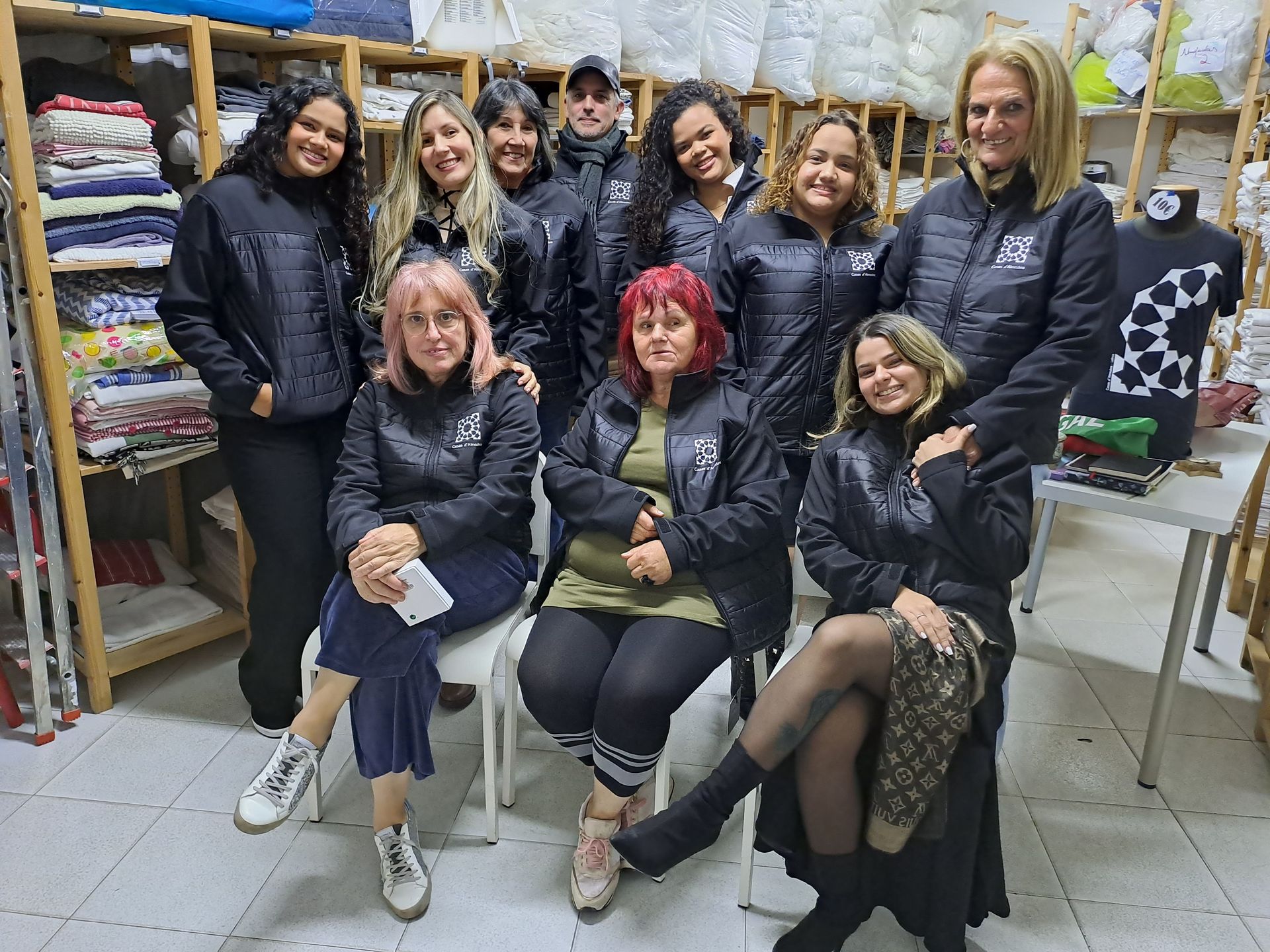 A equipa das Casas d'Almedina